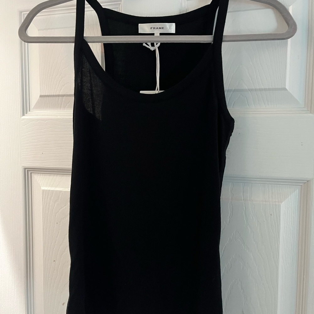 Frame Denim Women's Black Tank Top